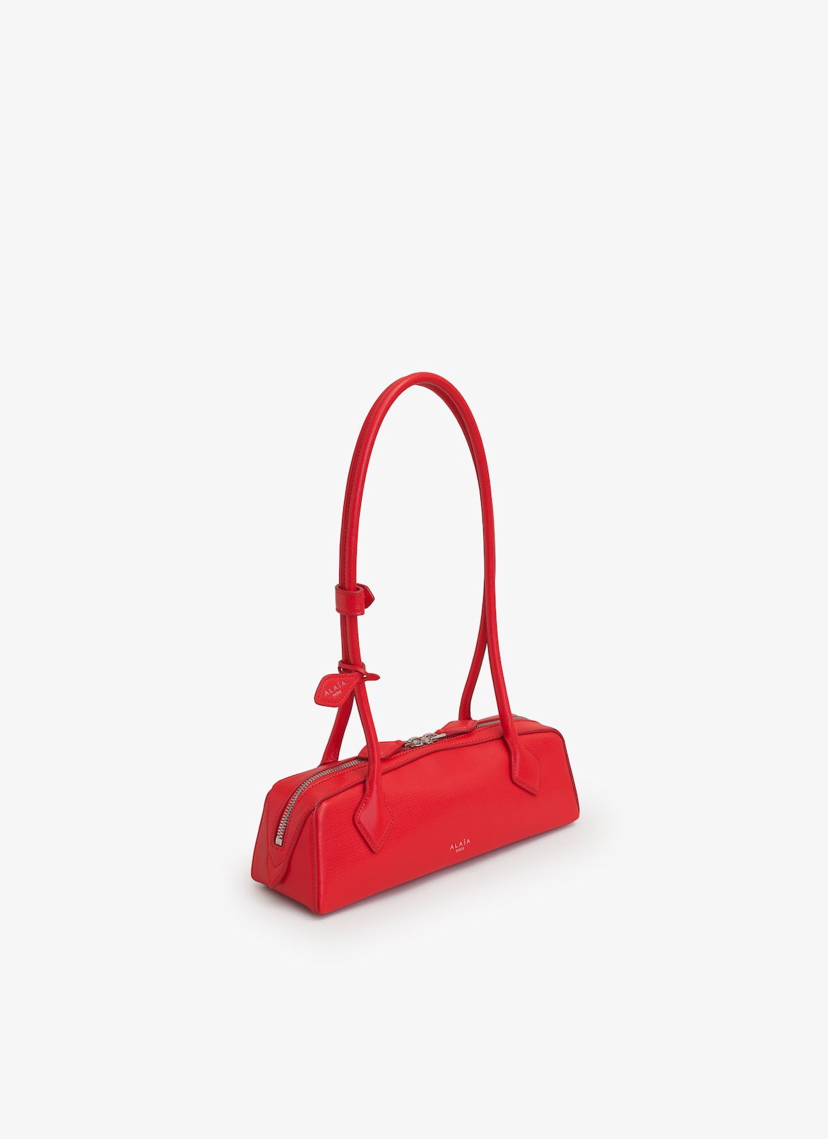 LE TECKEL SMALL BAG IN GOATSKIN ALAÏA RED LE TECKEL SMALL BAG IN GOATSKIN